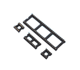 单双排圆针插座6002