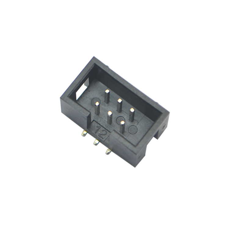 2.54间距6P SMT简牛针座