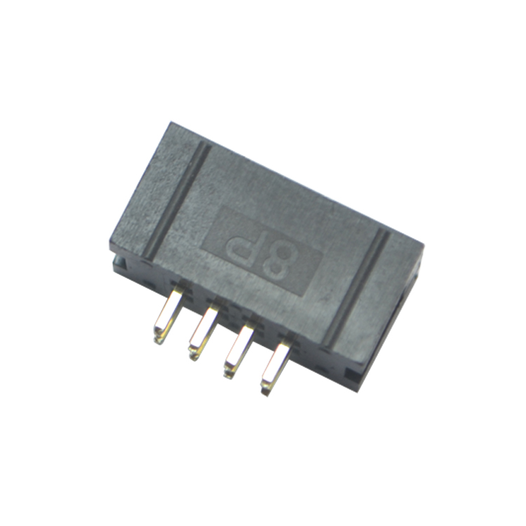 2.54间距8P直插简牛针座