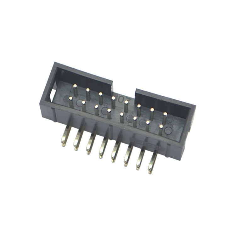 2.54间距16P弯针简牛针座