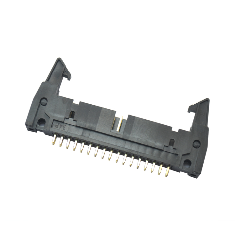 2.54间距34P直插牛角针座
