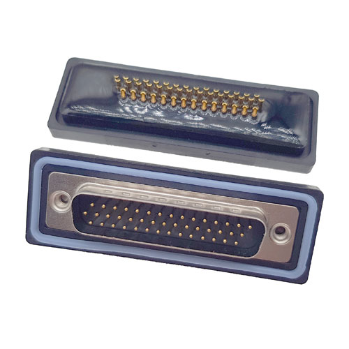 D-SUB-44P公头焊线式高密度防水車針连接器 D-SUB-44P公头焊线式高密度防水車針连接器