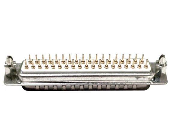 DMS 37P 公头  车针 前锁螺母 后铆鱼叉 白胶连接器