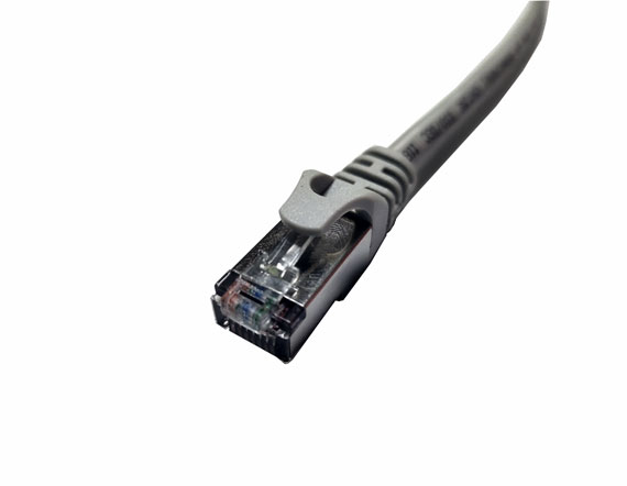 2H-8P8C水晶头带屏蔽网线+灰色舌片模 2H-8P8C水晶头带屏蔽网线+灰色舌片模