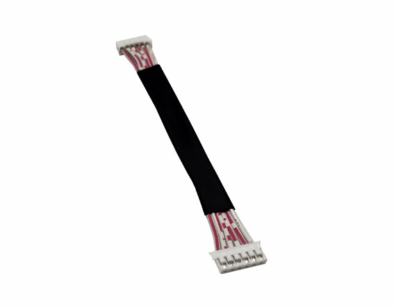 6PIN端子信号线 2H-2501H-6Px2+UL2468#26-6C+热缩套管