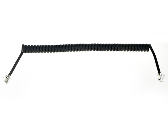 弹簧线4P电话线 用于航空工业设备0. 5M 1M 1.5M 弹簧线4P电话线 用于航空工业设备0. 5M 1M 1.5M