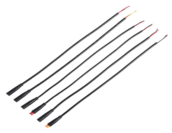 定制M6防水连接器电源线2345芯户外电动车公母插头连接航空线