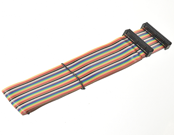 FC2.54采排线数控机床扁平电缆彩色排线10P- 50芯排线