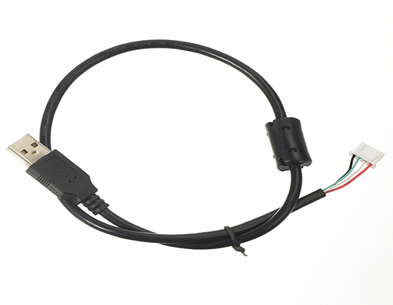 PH2.0转P数据线触摸USB四芯屏蔽线2725端子线