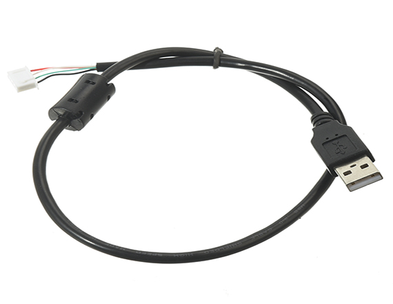 PH2.0转P数据线触摸USB四芯屏蔽线2725端子线