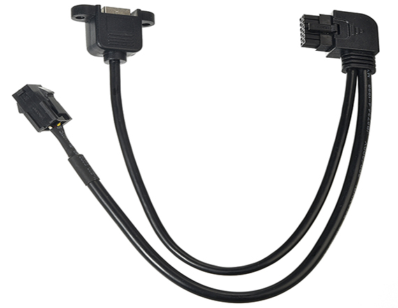 MX3.0注塑线可固定USB公对母数据线铜