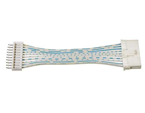 XH2.54间距双头端子SAN-10P公头接线束