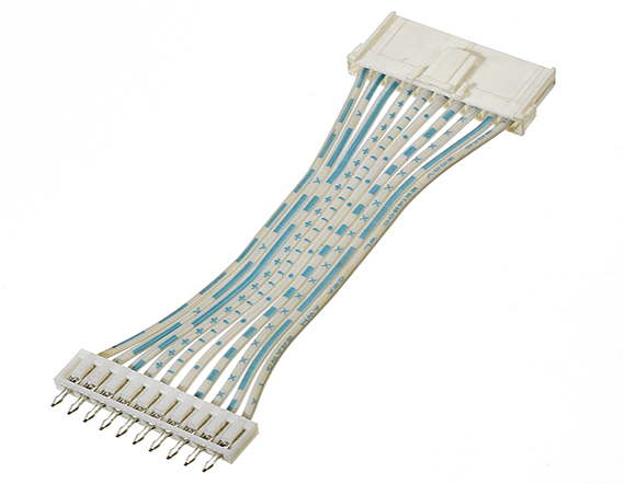 XH2.54间距双头端子SAN-10P公头接线束