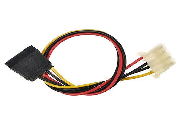 电源转接线大4P转SATA电源线IDE公转大4P公转15P母SATA串口线